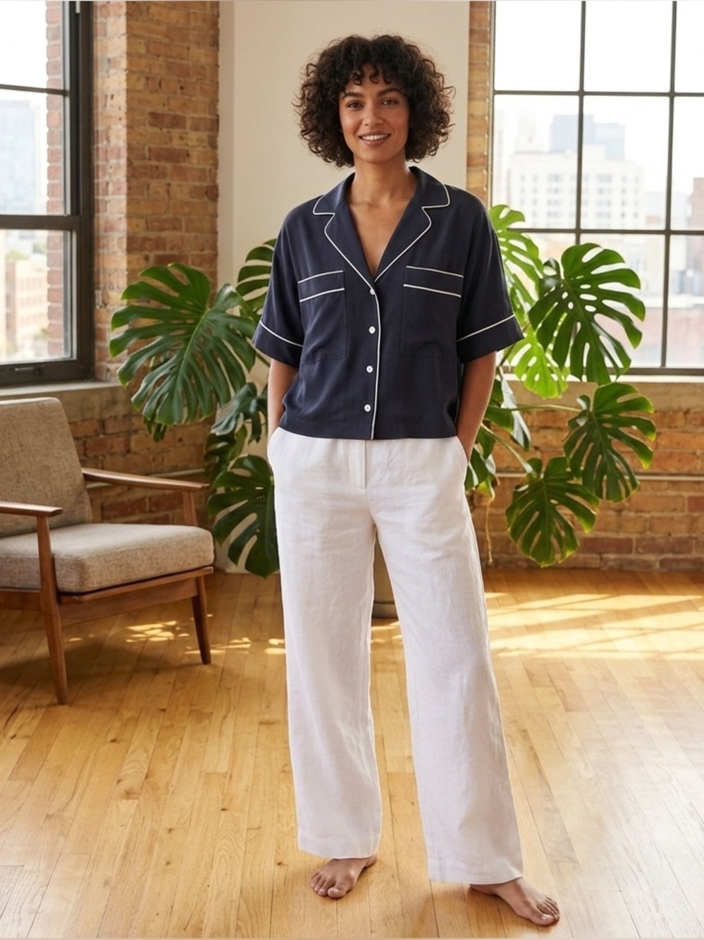 Frame Denim Silk Top XS